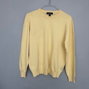 Faconnable Butter Yellow Wool Sweater